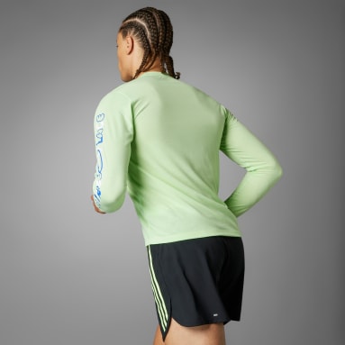 Running Green Own the Run adidas Runners Long Sleeve Tee (Gender Neutral)