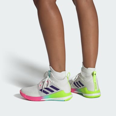 adidas Novaflight Primegreen White/Metallic Silver Women's Volleyball Shoe  - Hibbett