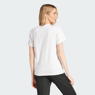 Adidas white t shirt price store