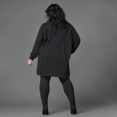 Ženy Originals čierna Šaty Always Original Sweatshirt (plus size)