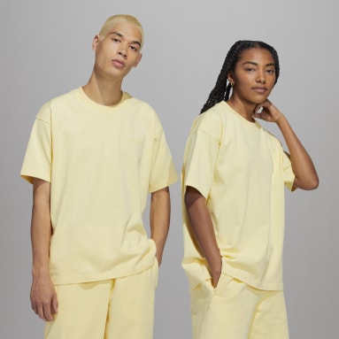 Camiseta Pharrell Williams Basics (Género neutro) Amarillo Originals