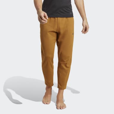 Pantalon d'entraînement de yoga Base Marron Hommes Yoga