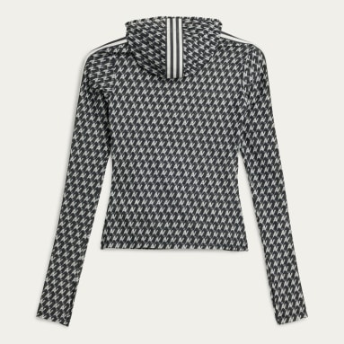 adidas by Avavav Mesh Allover Print Long-Sleeve Top