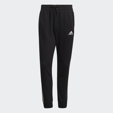 Essentials French Terry Tapered Cuff 3-Stripes Pants
