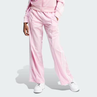 Women's Originals Pink Adicolor Firebird Loose Track Pants