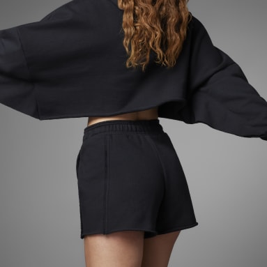 Short taille haute décontracté Collective Power Noir Femmes Sportswear