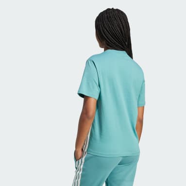 Essentials 3-Stripes-T-shirt i bomuld