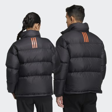 Women Lifestyle Black Super Puffy Down Jacket (Gender Neutral)