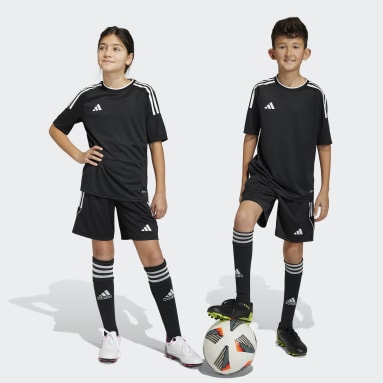 Pantalón corto entrenamiento Tiro 23 League Negro Niño Fútbol