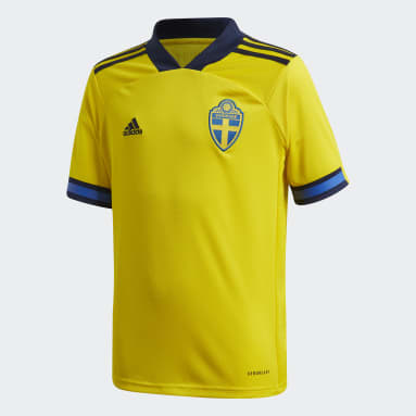 Kinderen Voetbal Zweden Thuisshirt