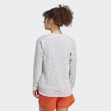 Women TERREX White Terrex Trail Running Long Sleeve Tee