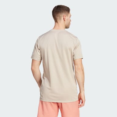 Remera Run It Beige Hombre Running