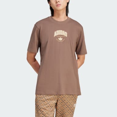 Camisetas marrones para hombre adidas ES