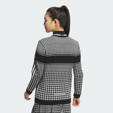 【ゴルフ】PRIMEKNIT ハウンドトゥース モックネック セーター