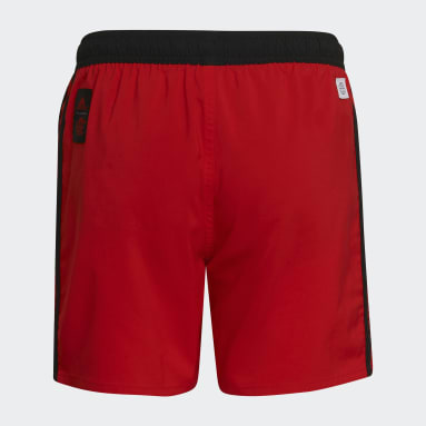 Shorts Natação CR Flamengo Vermelho Meninos Natação