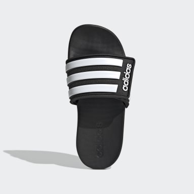 Children Essentials Black Adilette Comfort Adjustable Slides