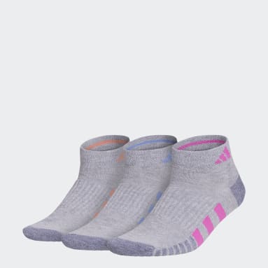 Women's Training Multicolor Cushioned Low-Cut Socks 3 Pairs
