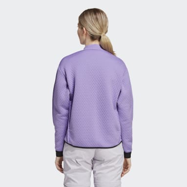 Women TERREX Purple Terrex Utilitas Half-Zip Fleece Jacket