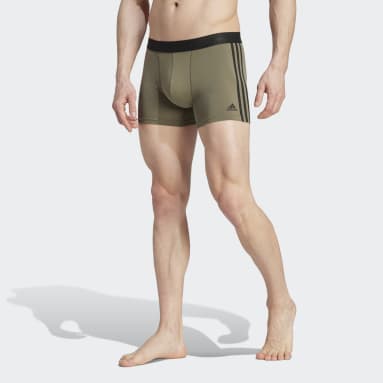 Boxer en coton Active Flex 3-Stripes noir Hommes Entraînement