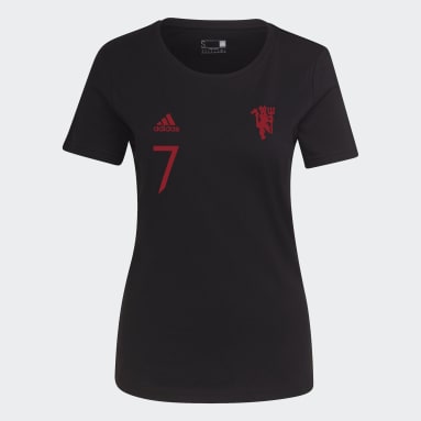 T-shirt do Manchester United Preto Raparigas Futebol
