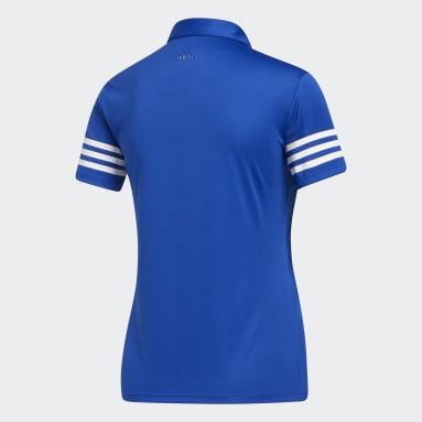Women Golf Blue Polo Shirt