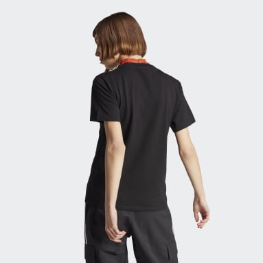 Camiseta Adicolor Classics Trifolio Negro Mujer Originals