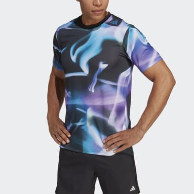 Camiseta Designed 4 Training HEAT.RDY Allover Print HIIT Training Violeta Hombre Gimnasio Y Entrenamiento
