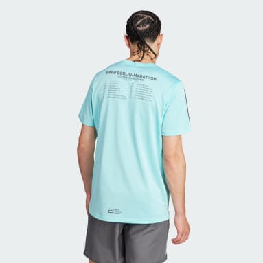 T-shirt Finisher da BMW BERLIN-MARATHON 2023 Turquesa Homem Running