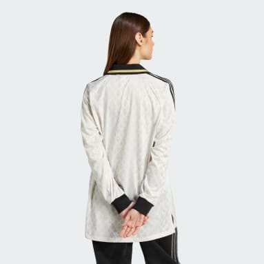adidas Originals Retro Sports Cricket-Inspired Long Sleeve Jersey