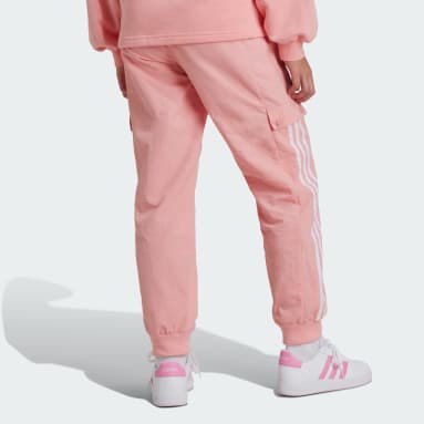 Rose Pantalons adidas CA