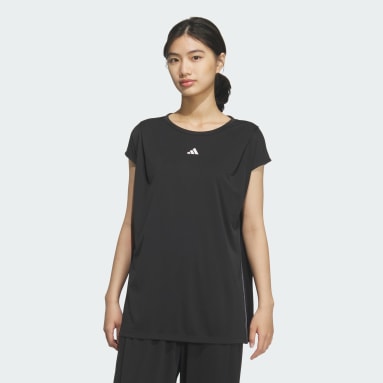 ソフトリュクス ブラック ダブルニット ルーズフィット ノースリーブ トップス