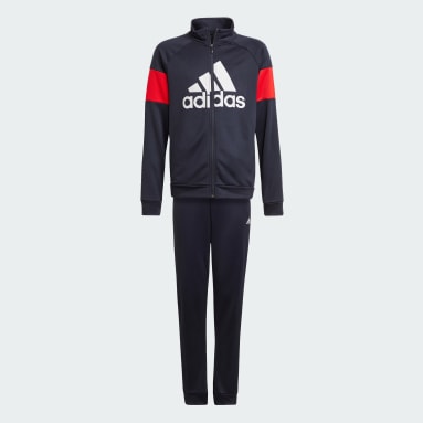 Jongens Sportswear blauw Badge of Sport Trainingspak