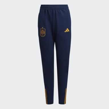 Kinder Fußball Spanien Tiro 23 Trainingshose Blau