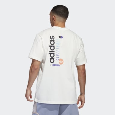 T-shirt graphique Basketball Streetball blanc Hommes Originals