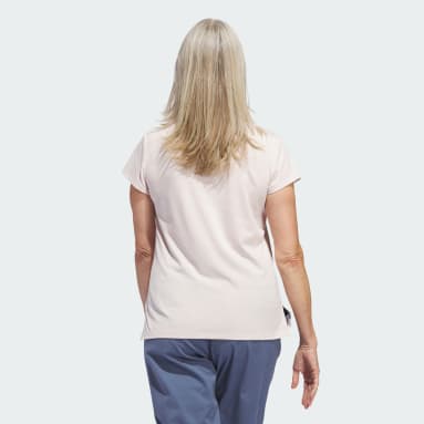 Women Golf Pink Go-To Heathered Polo Shirt