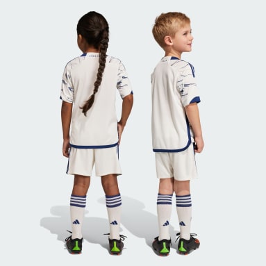 Kids Football White Italy 23 Away Mini Kit