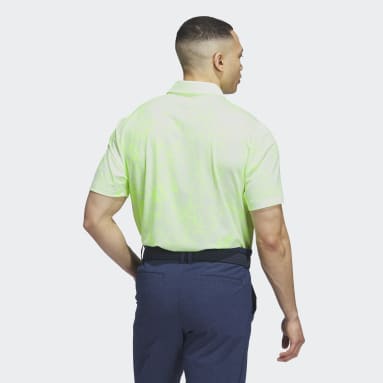 Men Golf White Ultimate365 Print Golf Polo Shirt