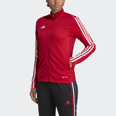 Buy ADIDAS Black Solid Round Neck Polyester Blend Womens Sports Jacket