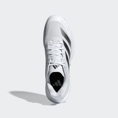 White adidas mens tennis shoes best sale