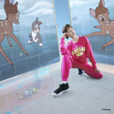Buzo Disney Bambi Estampado Rosa Mujer Originals