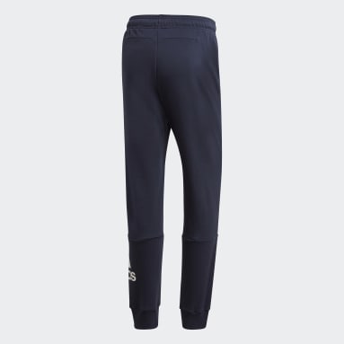 Pantaloni Badge of Sport French Terry Blu Uomo Sportswear