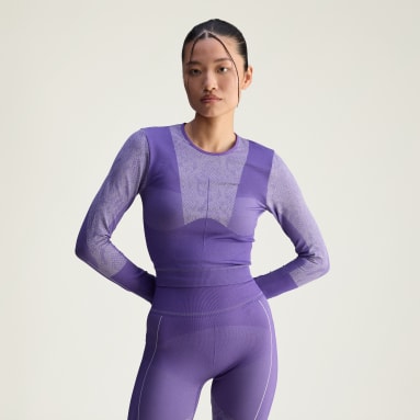 Maglia da yoga adidas By Stella McCartney Seamless Long Sleeve