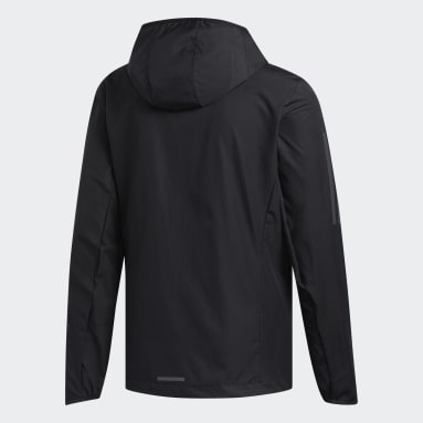 Veste Own the Run Hooded Wind Noir Hommes Running