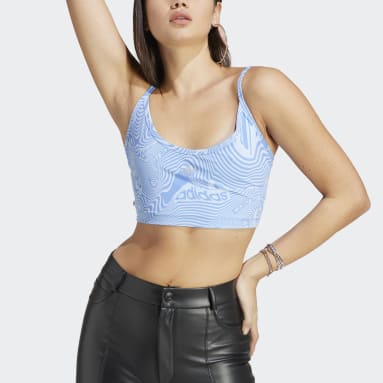 Top Marble Print Azul Mulher Originals