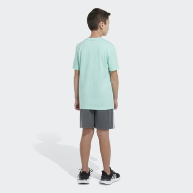 Youth Sportswear Green Camo Logo Tee