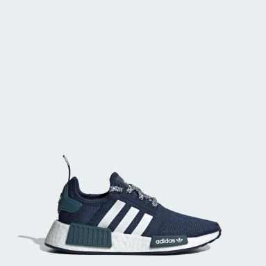 Youth 8-16 Years Originals Blue NMD_R1 Shoes Kids