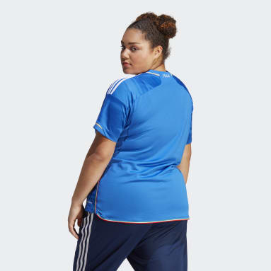 Ženy Fotbal modrá Domácí dres Italy 23 (plus size)