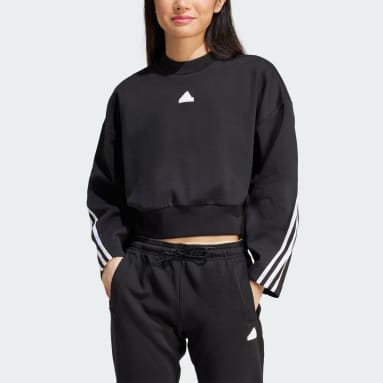 Women sportswear Black 퓨처 아이콘 3S 스웨트셔츠