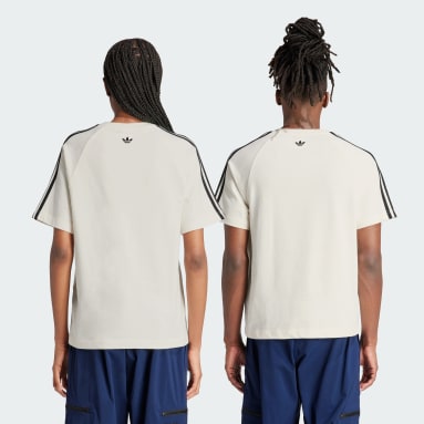 남성 originals White Wales Bonner 스테이트먼트 그래픽 티
