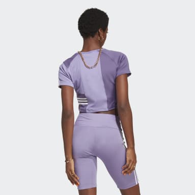 Women Lifestyle Purple Tee